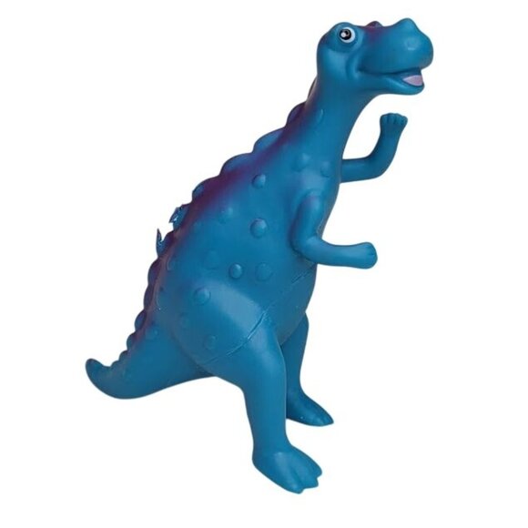 Greenbrier International Other - Vintage Blue Purple Dinosaur Figure Toy Cake Topper Bath Toy Greenbrier Intl